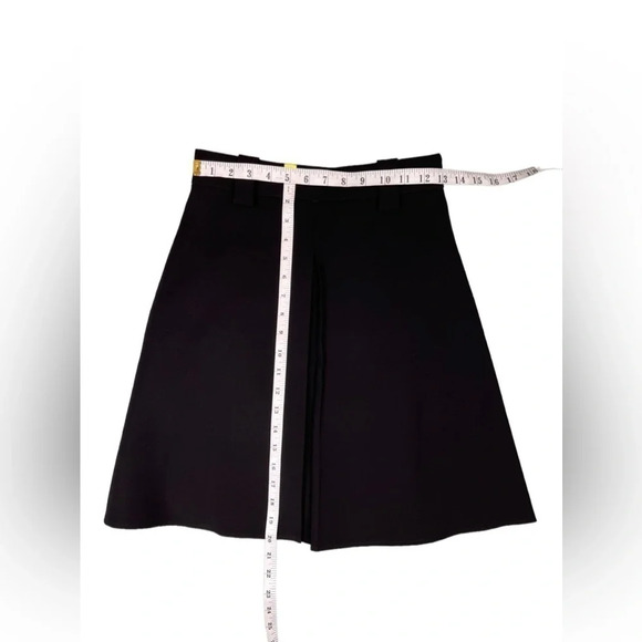 Louis Vuitton Uniform Womens Skirt Luxury Black Basic Flared Professional 32 - Picture 9 of 13